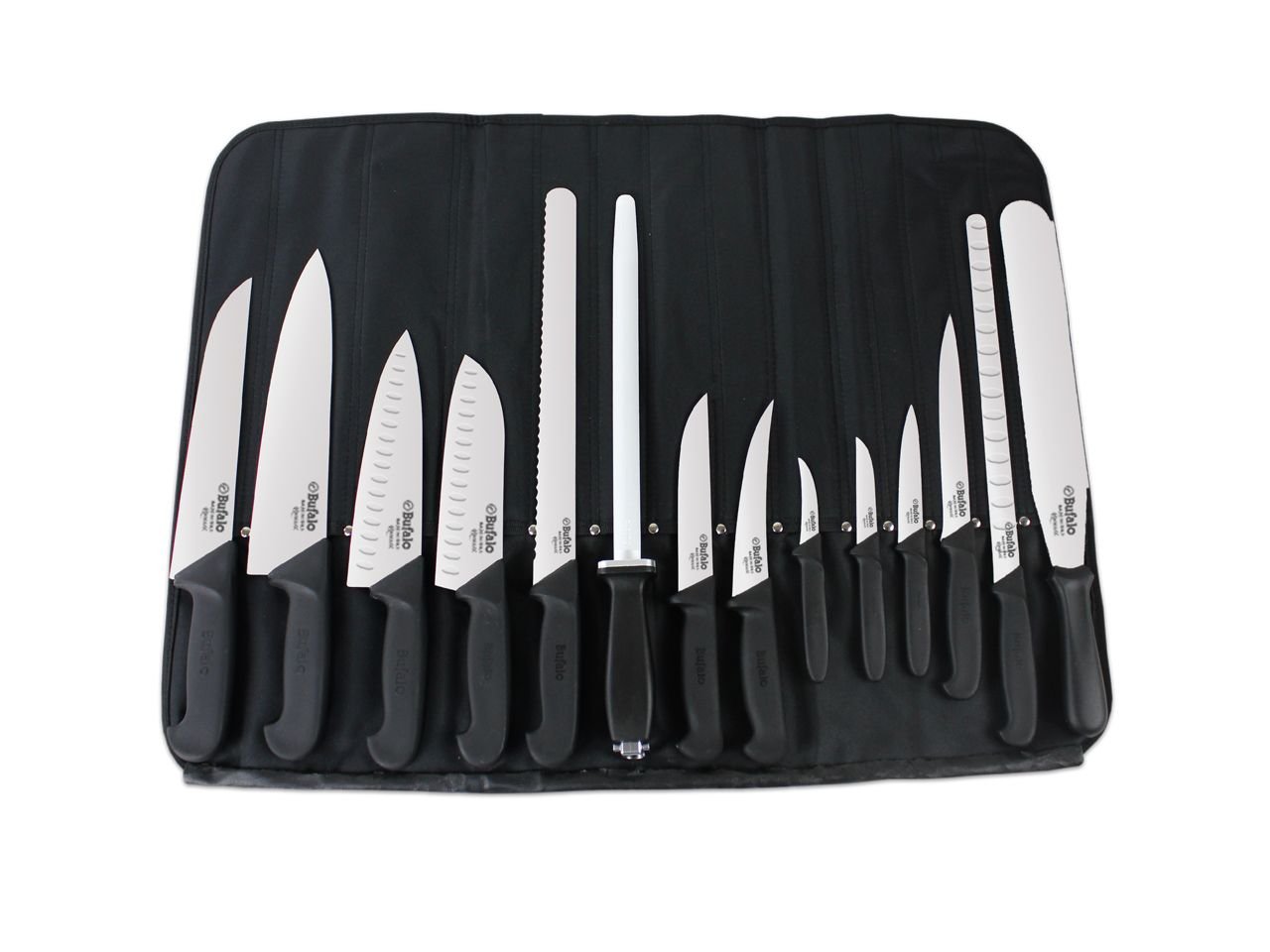 Acquista KITCHEN KING Set di 6 coltelli Coltelli affilati Coltello da chef  Coltello da cucina Coltello da frutta con custodia Coltelli da chef